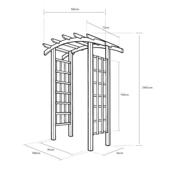 Grange Bow Top Arch