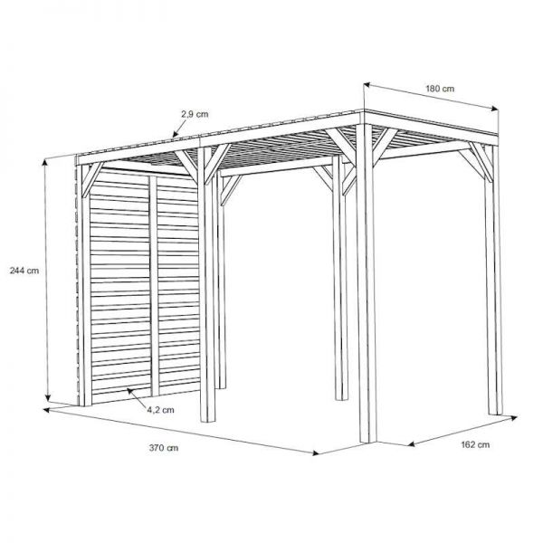 Grange Contemporary Urban Pergola