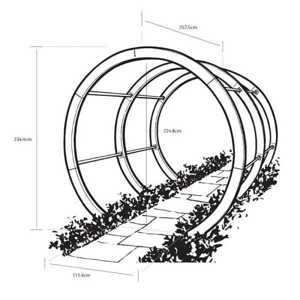 Grange Flower Walk (with Bolt Down Brackets)