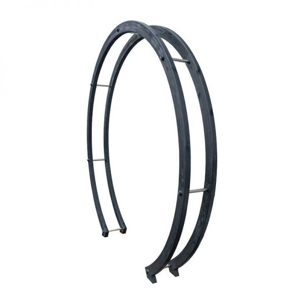 Grange Free Standing Flower Circle Black (with Bolt Down Brackets)