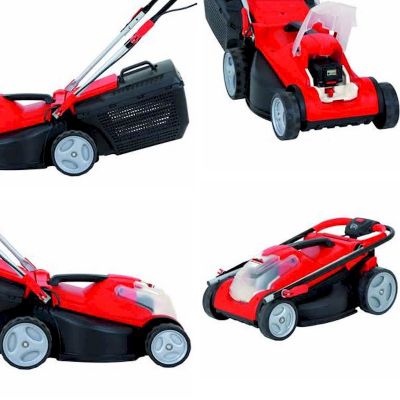 Grizzly Battery Powered Lawn Mower 34cm Cut