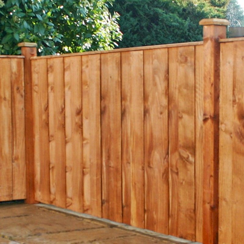 4ft x 6ft Vertical Hit and Miss Fence Panel