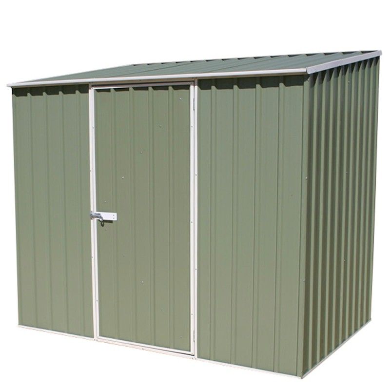 Absco Space Saver Pale Eucalyptus Metal Shed 2.26 x 0.78m