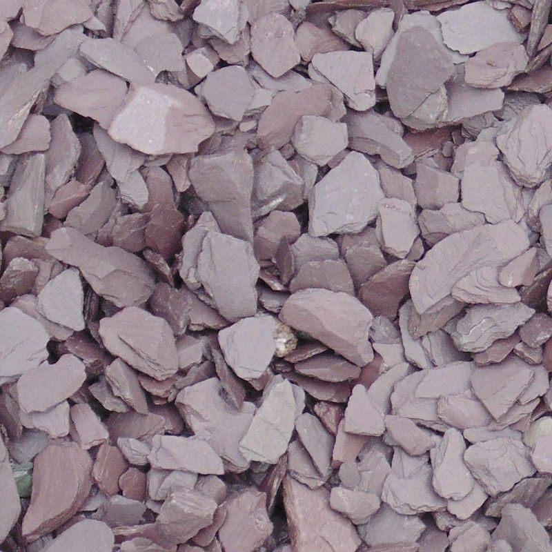 DecoPak Plum Slate 40mm Decorative Stone Bulk Bag One Garden