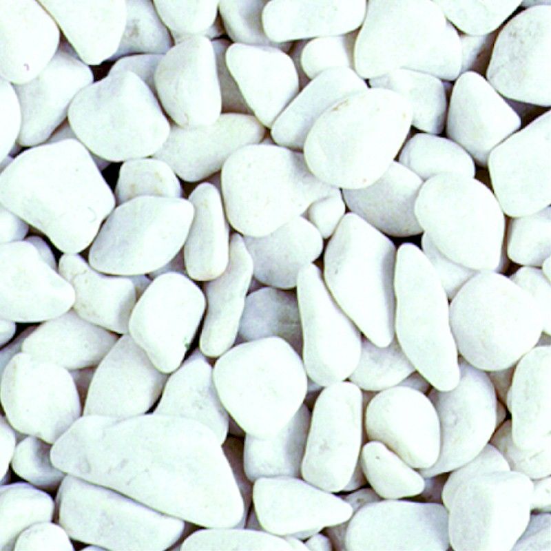 Deco-Pak White Pebbles Decorative Stone Bulk Bag - One Garden
