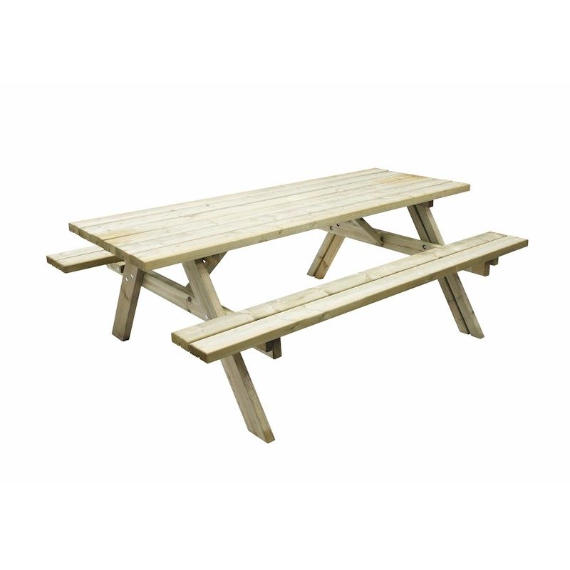 Grange Oblong Garden Table with Seats