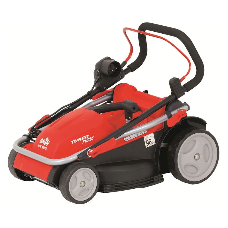 Grizzly 1600W Electric Mower 37cm Cut One Garden