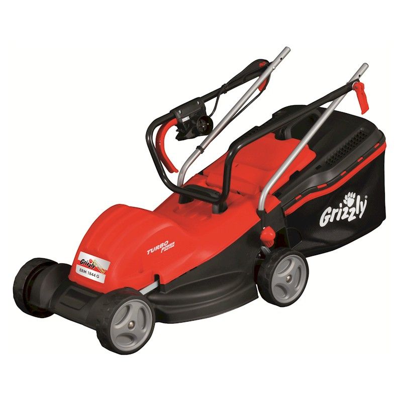 Grizzly 1800W Electric Mower 44cm Cut One Garden