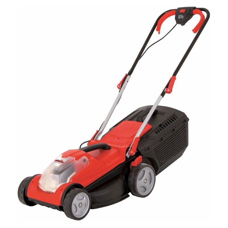 Grizzly Battery Powered Lawn Mower 34cm Cut - One Garden