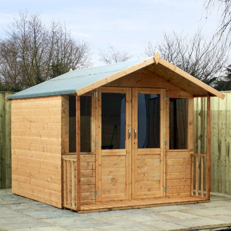 Millbrook Traditional Veranda Summerhouse 8x7