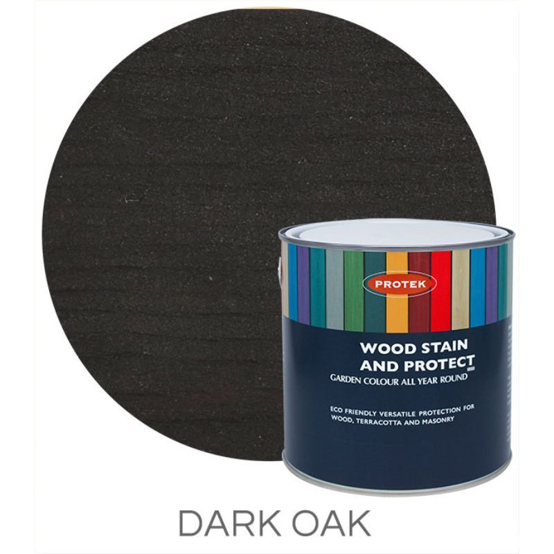 Protek Wood Stain & Protector - Dark Oak 1 Litre