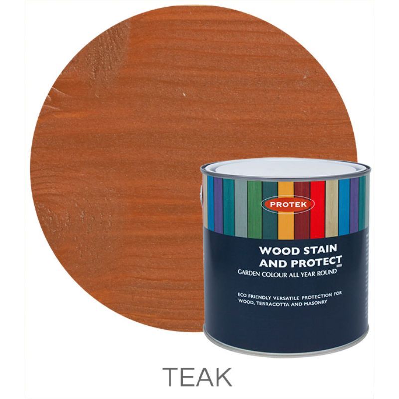 Protek Wood Stain & Protector Teak 5 Litre One Garden