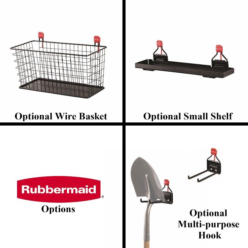 Rubbermaid 5x6 Sliding Roof Plastic Shed One Garden
