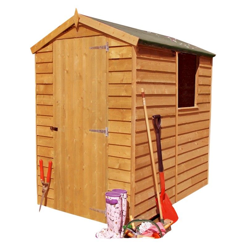 Shire Overlap Garden Shed 6x4