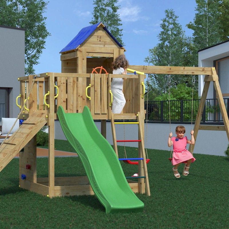 Shire Treehouse Activity Climber Set One Garden