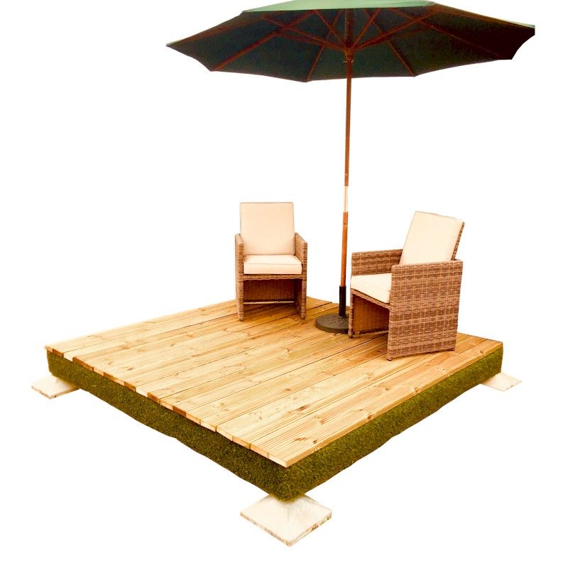 Swift Deck Complete Decking Kit 2.4m x 2.4m One Garden