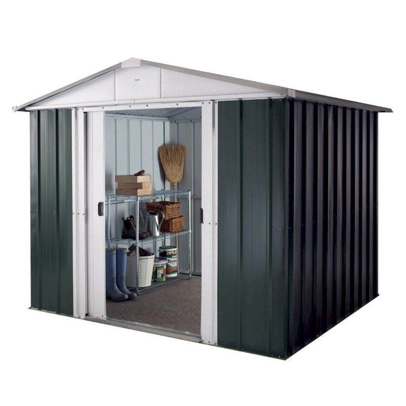 Yardmaster 89GEYZ Metal Shed 9x8 with Floor Support Kit