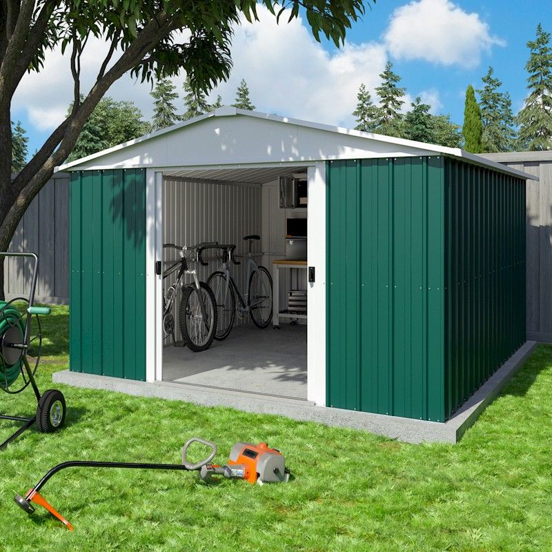 Metal Shed Roof. 11 - 35 Year Old Garage With Canada Tile 