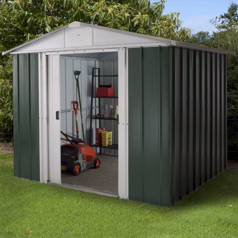 Yardmaster Emerald Deluxe 86GEYZ Metal Shed 6x8