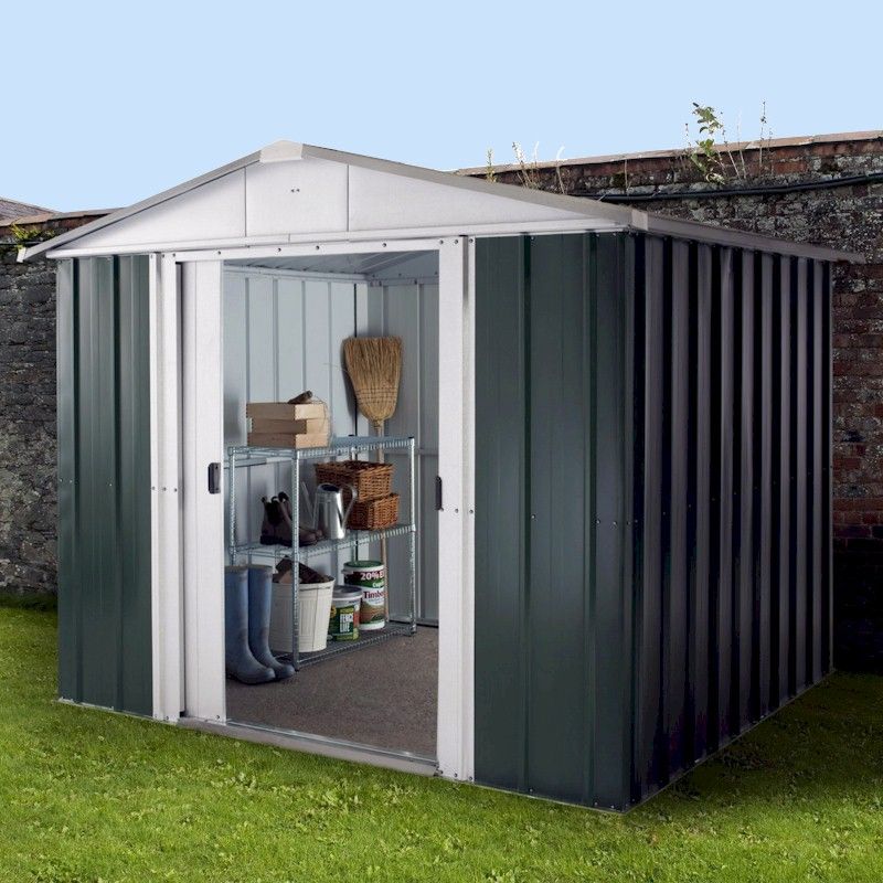 Yardmaster Emerald Deluxe 87GEYZ Metal Shed 2.26 x 2.07m - One Garden