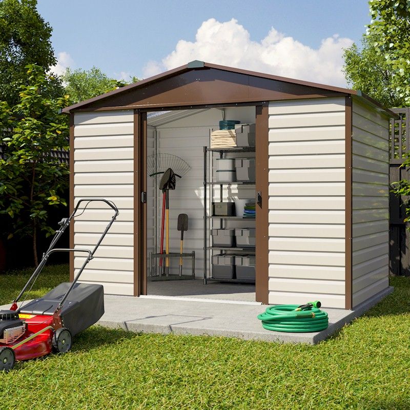 Yardmaster Shiplap 106TBSL Metal Shed 6x10 - One Garden