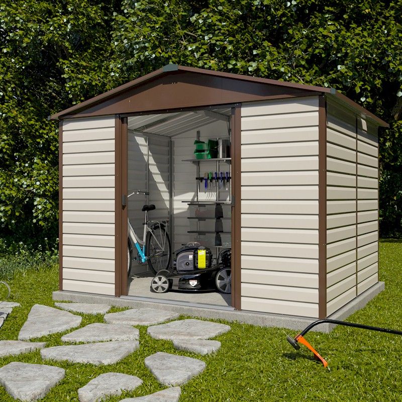 Yardmaster Shiplap 108TBSL Metal Shed 8x10 - One Garden