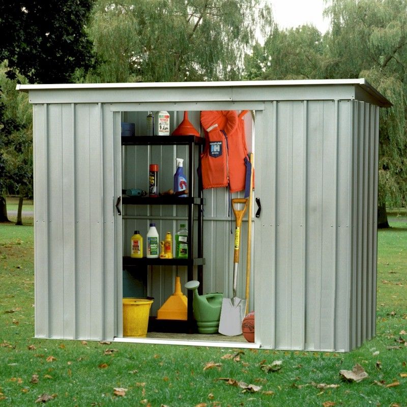 Yardmaster Store-All 64PZ Pent Metal Shed 6x4 - One Garden