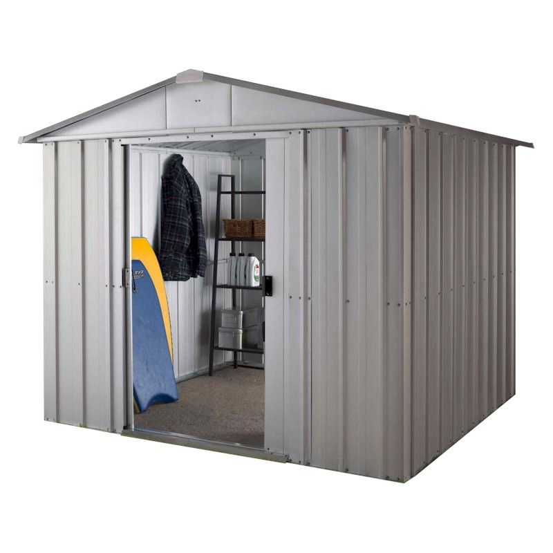 Yardmaster Zinc Deluxe 87ZGEY Metal Shed 7x8