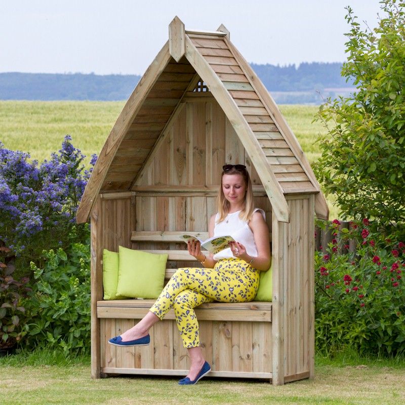 Zest Cheltenham Arbour with Storage Box One Garden