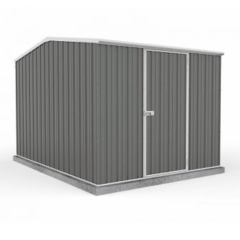 Absco Premier Woodland Grey Metal Shed 2.26m x 3.0m image