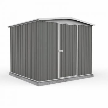 Absco Regent Woodland Grey Metal Shed 2.26m x 2.18m image