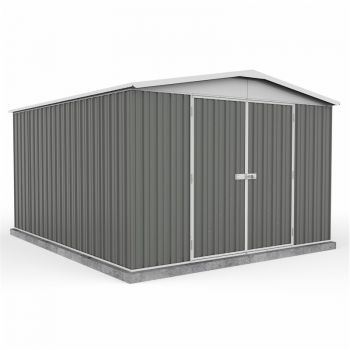 Absco Regent Woodland Grey Metal Shed 3.0m x 3.66m image