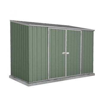 Absco Space Saver Pale Eucalyptus Metal Shed 3.0 x 1.52m image