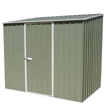 Absco Space Saver Pale Eucalyptus Metal Shed 2.26 x 0.78m image