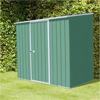 Absco Space Saver Pale Eucalyptus Metal Shed 2.26 x 1.52m image