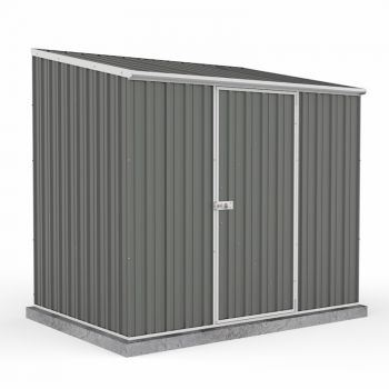 Absco Space Saver Woodland Grey Metal Shed 2.26m x 1.52m image
