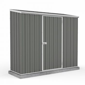 Absco Space Saver Woodland Grey Metal Shed 2.26m x 0.78m image