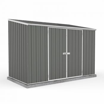 Absco Space Saver Woodland Grey Metal Shed 3.0m x 1.52m image