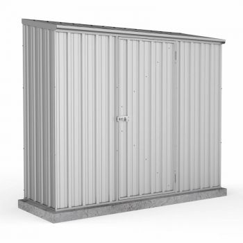 Absco Space Saver Zinc Metal Shed 2.26m x 0.78m image