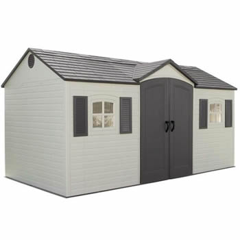 Lifetime Apex Plastic Shed 15x8 image