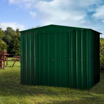 yardmaster emerald deluxe 108geyz metal shed 8x10 - one garden
