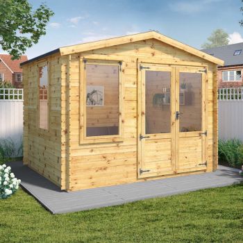 Mercia Log Cabin 2.6m x 3.3m - 19mm image