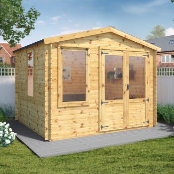 Mercia Log Cabin 3.3m x 3.0m - 19mm image