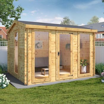 Mercia Log Cabin 3.5m x 3m - 19mm image