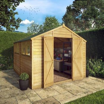 Mercia Overlap Apex Shed 10x8 image