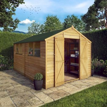 Mercia Overlap Apex Shed 12x8 image