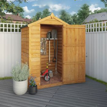 Mercia Overlap Apex Shed 3x4 - Windowless image