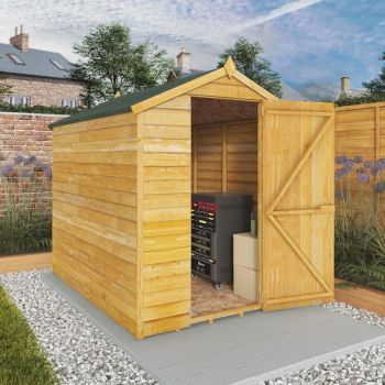 Mercia Overlap Apex Shed 7x5 - Windowless image