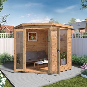 Mercia Premium Corner Summerhouse 7x7 image