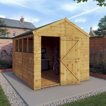 Mercia Shiplap Apex Shed 10x8 image